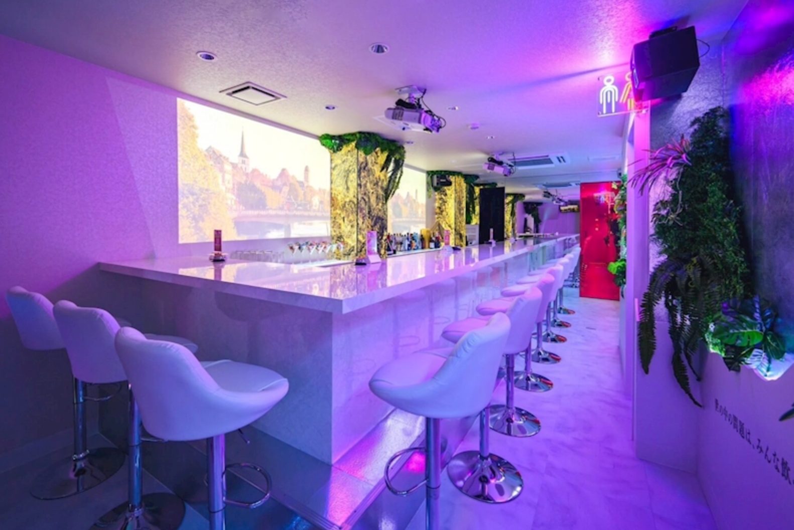 GIRLS BAR SHIRO 店内写真